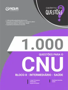 Livro 1.000 Questões Gabaritadas CNU - Bloco 8 - Intermediário - Saúde