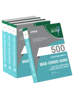 Livro 1000 Questões Gabaritadas para IBGE Temporário - Analista Censitário - Conhecimentos Gerais