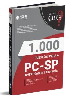 Livro 1.000 Questões Gabaritadas PC-SP - Escrivão e Investigador de Polícia