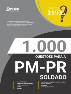 Livro 1.000 Questões Gabaritadas para a PM-PR - Soldado