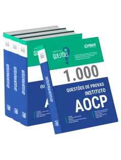 Livro 1.000 Questões Gabaritadas do Instituto AOCP