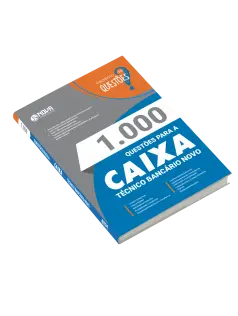 Livro 1000 Questões Gabaritadas para CEF - Técnico Bancário Novo