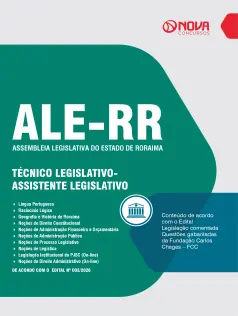 Apostila ALE-RR 2026 em PDF - Técnico Legislativo - Assistente Legislativo