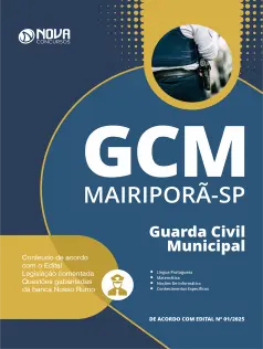 Apostila Prefeitura de Mairiporã - SP 2025 - Guarda Civil Municipal de 3ª Classe