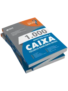 Livro 1000 Questões Gabaritadas para CEF - Técnico Bancário Novo