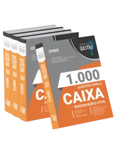 Livro 1000 Questões Gabaritadas para CAIXA - Engenheiro Civil