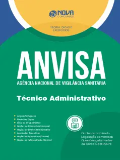 Apostila ANVISA em PDF - Técnico Administrativo