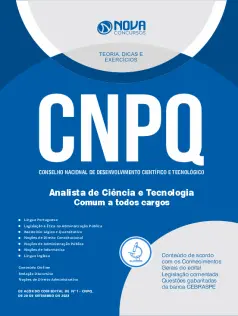 Apostila CNPQ em PDF - Analista de Ciência e Tecnologia - Conhecimentos Gerais (Comum)