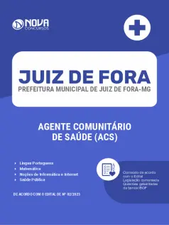 Apostila Prefeitura de Juiz de Fora - MG em PDF 2024 - Agente Comunitário de Saúde - ACS