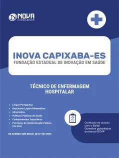 Apostila INOVA Capixaba 2026 - Técnico de Enfermagem - Hospitalar