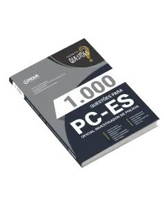 Livro 1.000 Questões Gabaritadas para a PC-ES - Oficial Investigador de Polícia