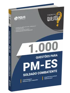 Livro 1.000 Questões Gabaritadas PM-ES - Soldado