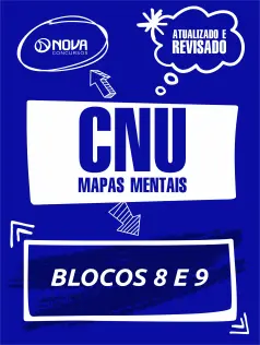 354 Mapas Mentais para o Concurso Nacional Unificado (CNU) - Blocos 8 e 9 (PDF)