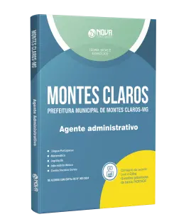 Apostila Prefeitura de Montes Claros - MG 2024 - Agente Administrativo