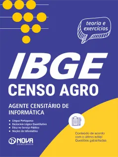 Apostila IBGE Temporário 2026 - Censo Agro - Agente Censitário de Informática