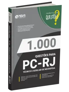 Livro 1.000 Questões Gabaritadas PC-RJ - Auxiliar e Técnico de Necropsia