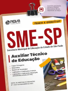 Apostila SME-SP em PDF - Auxiliar Técnico de Educação