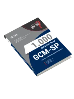 Livro 1000 Questões Gabaritadas para GCM-São Paulo - Guarda Civil Metropolitano - 3ª Classe