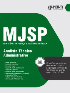 Apostila MJSP em PDF - Analista Técnico Administrativo