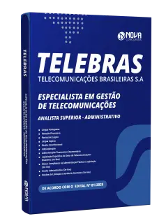 Apostila Telebrás 2026 - Especialista em Gestão de Telecomunicações - Analista Superior – Subatividade: Administrativo