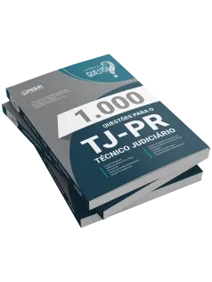 Livro 1.000 Questões Gabaritadas TJ-PR - Técnico Judiciário