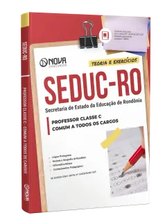 Apostila SEDUC-RO 2026 - Professor Classe C - Comum a Todos os Cargos.