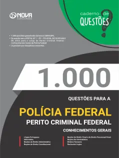 Livro 1.000 Questões Gabaritadas PF - Perito Criminal Federal - Conhecimentos Gerais