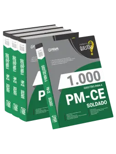 Livro 1.000 Questões Gabaritadas para a PM-CE - Soldado