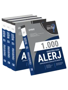 Livro 1000 Questões Gabaritadas para ALERJ - Especialista Legislativo Nível III