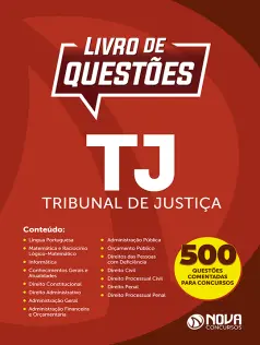 E-book de Questões TJ - Tribunal de Justiça