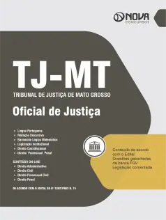 Apostila TJ-MT em PDF  - Oficial de Justiça