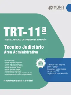 Apostila TRT-11 em PDF - Técnico Judiciário - Área Administrativa