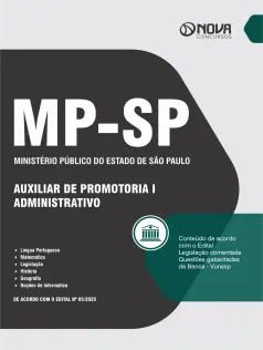Apostila MP-SP 2026 - Auxiliar de Promotoria I - Administrativo