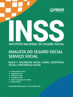 Apostila INSS 2025 em PDF - Analista do Seguro Social - CNU - Bloco 1
