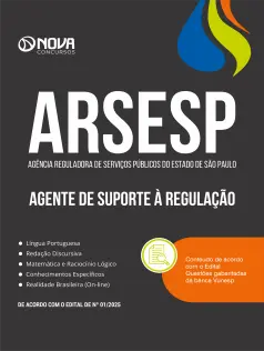 Apostila ARSESP 2025 - Agente de Suporte à Regulação
