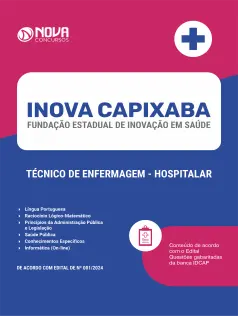 Apostila INOVA Capixaba - ES em PDF 2024 - Técnico de Enfermagem - Hospitalar