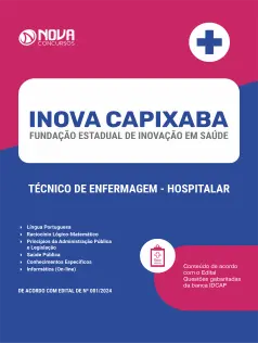 Apostila INOVA Capixaba - ES em PDF  - Técnico de Enfermagem - Hospitalar