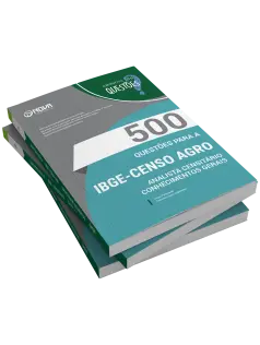Livro 1000 Questões Gabaritadas para IBGE Temporário - Analista Censitário - Conhecimentos Gerais