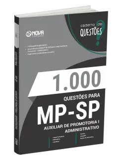Livro 1000 Questões Gabaritadas para MP-SP - Auxiliar de Promotoria I