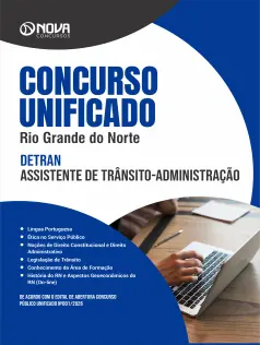 Apostila Unificado RN 2026 - DETRAN - Assistente de Trânsito - Administração