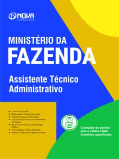 Apostila Ministério da Fazenda 2026 em PDF - Assistente Técnico Administrativo (ATA)