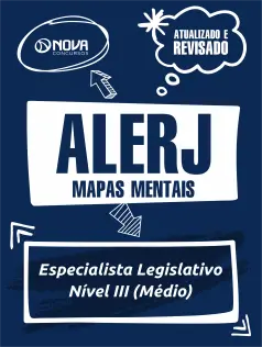 496 Mapas Mentais para ALERJ - Especialista Legislativo Nível III (Médio) (PDF)