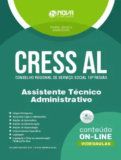 Apostila CRESS-AL em PDF - Assistente Técnico Administrativo