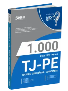 Livro 1.000 Questões Gabaritadas TJ-PE - Técnico Judiciário - Judiciária