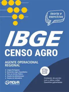 Apostila IBGE Temporário 2026 - Censo Agro - Agente Operacional Regional