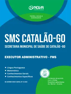 Apostila SMS Catalão-GO 2026 - Executor Administrativo FMS