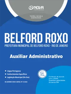 Apostila Prefeitura de Berlford Roxo - RJ em PDF - Auxiliar Administrativo