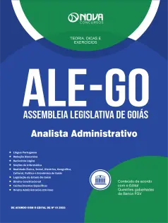 Apostila ALEGO 2025 - Analista Legislativo - Analista Administrativo
