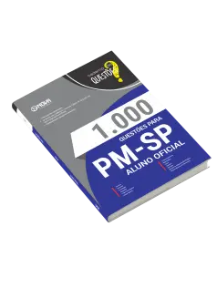 Livro 1000 Questões Gabaritadas para PM-SP - Aluno-Oficial