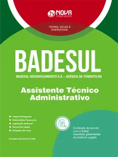Apostila BADESUL 2026 - Assistente Técnico Administrativo